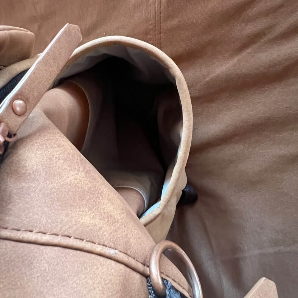 Petunia Pickle Bottom Diaper Backpack in Brioche - Picture 4 of 10